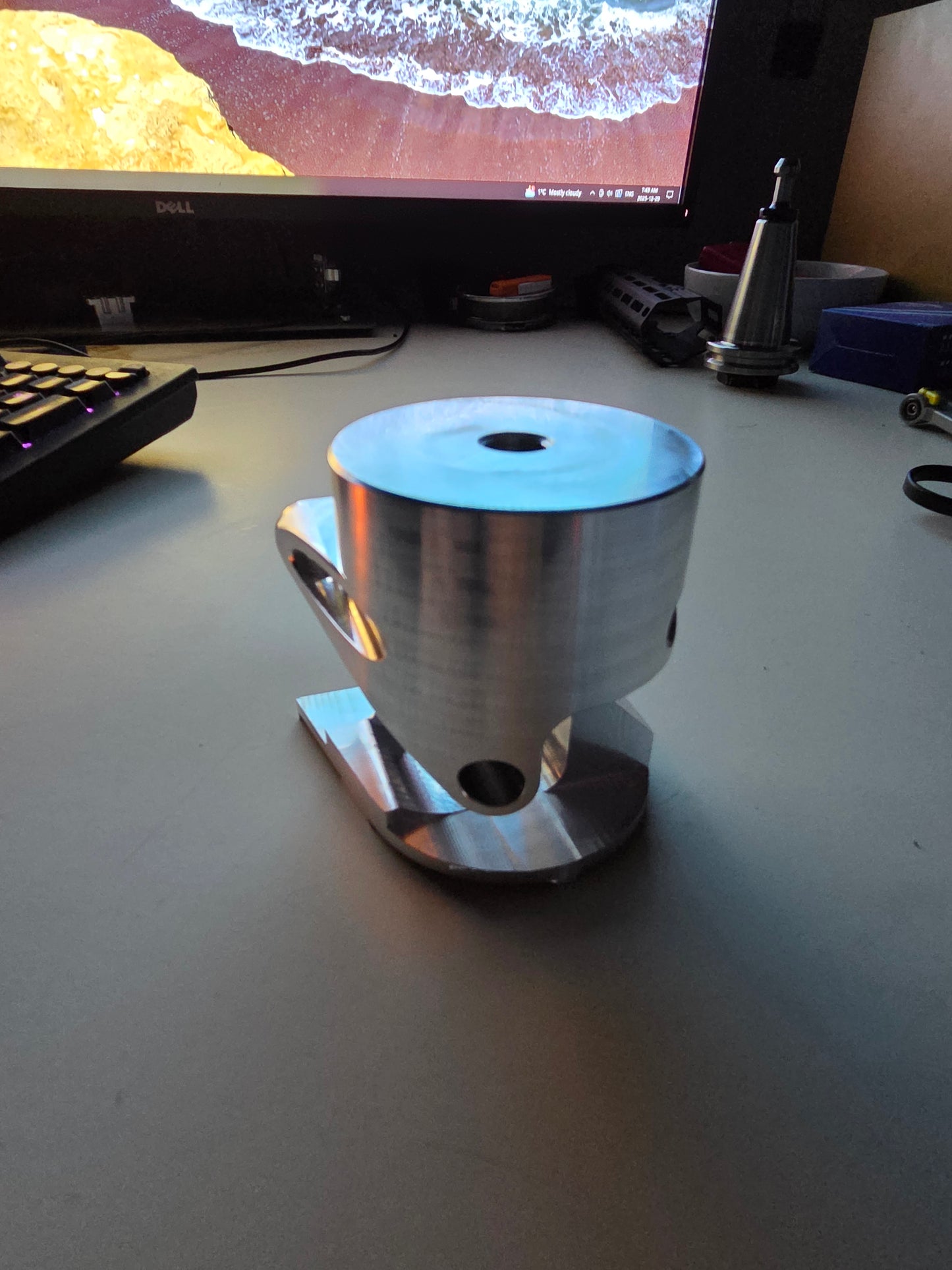 Renishaw OTS Tool setter mounting Block Haas TRT rotary