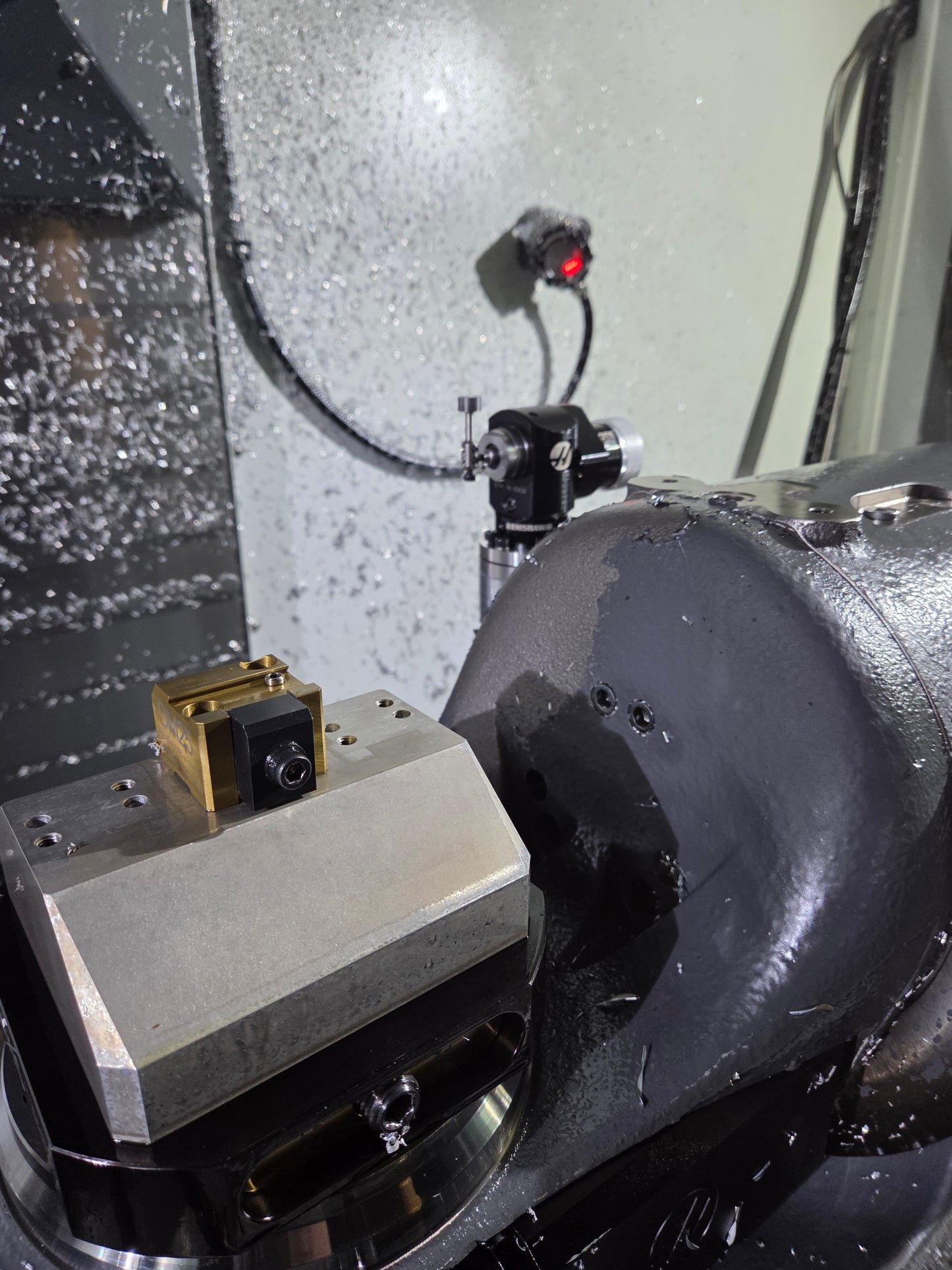 Renishaw OTS Tool setter mounting Block Haas TRT rotary