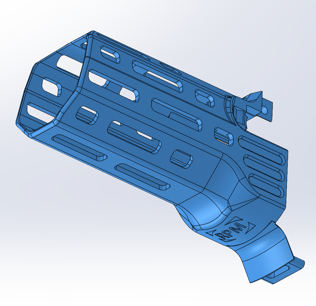RPM0012 X95 SBR Mlok Hand guard